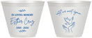 Custom Memorial 9 oz Wine Frosted Cups - In Loving Memory | 310004