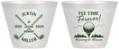 Custom Memorial 9 oz Wine Frosted Cups - Fairway To Heavens | 310007