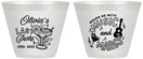 Custom Memorial 9 oz Wine Frosted Cups - Mourn Me With Music | 310012
