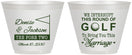Custom Wedding 9 oz Wine Frosted Cups - We Interrupt Golf | 315