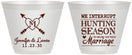 Custom Wedding 9 oz Wine Frosted Cups - We Interrupt Season | 318