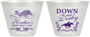 Custom Derby Day 9 oz Wine Frosted Cups - Down And Derby | 320001