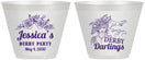 Custom Derby Day 9 oz Wine Frosted Cups - Derby Darlins | 320004