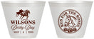 Custom Derby Day 9 oz Wine Frosted Cups - Run For The Horses | 320006