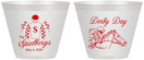Custom Derby Day 9 oz Wine Frosted Cups - Horses | 320007