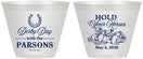 Custom Derby Day 9 oz Wine Frosted Cups - Hold Your Horses | 320008