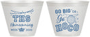 Custom Homecoming 9 oz Wine Frosted Cups - Big Or Go Hoco | 330004