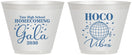 Custom Homecoming 9 oz Wine Frosted Cups - Hoco Vibes | 330006