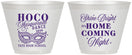 Custom Homecoming 9 oz Wine Frosted Cups - Hoco Masquerade Dance | 330009