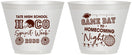Custom Homecoming 9 oz Wine Frosted Cups - Spirit Week | 330013