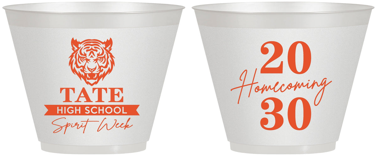 Custom Homecoming 9 oz Wine Frosted Cups - Hoco Spirit Week | 330015