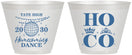 Custom Homecoming 9 oz Wine Frosted Cups - Hoco Dance | 330016