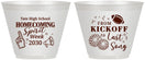 Custom Homecoming 9 oz Wine Frosted Cups - Spirit Week | 330019