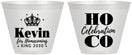Custom Homecoming 9 oz Wine Frosted Cups - Hoco King Vote | 330023