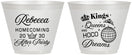 Custom Homecoming 9 oz Wine Frosted Cups - Hoco After Party | 330027