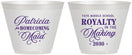 Custom Homecoming 9 oz Wine Frosted Cups - Hoco Maid Vote | 330028