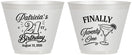 Custom 21st Birthday 9 oz Wine Frosted Cups - Finally Twenty One | 340008