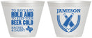 Custom Wedding 9 oz Wine Frosted Cups - To Have And To Hold | 379