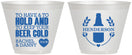 Custom Wedding 9 oz Wine Frosted Cups - To Have And To Hold | 384