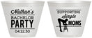 Custom Bachelor Party 9 oz Wine Frosted Cups - Strip Club | 40006