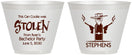 Custom Bachelor Party 9 oz Wine Frosted Cups - Stolen | 40049