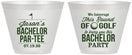 Custom Bachelor Party 9 oz Wine Frosted Cups - Golf | 40052