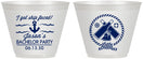 Custom Bachelor Party 9 oz Wine Frosted Cups - Anchor | 40054