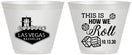 Custom Bachelor Party 9 oz Wine Frosted Cups - Last Vegas | 40061
