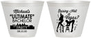 Custom Bachelor Party 9 oz Wine Frosted Cups - Last Vegas | 40062