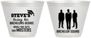 Custom Bachelor Party 9 oz Wine Frosted Cups - Squad | 40068