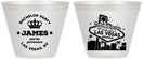 Custom Bachelor Party 9 oz Wine Frosted Cups - Las Vegas | 40069