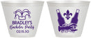 Custom Bachelor Party 9 oz Wine Frosted Cups - New Orleans | 40077