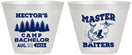 Custom Bachelor Party 9 oz Wine Frosted Cups - Fishing | 40081
