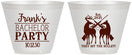 Custom Bachelor Party 9 oz Wine Frosted Cups - Hunting | 40083