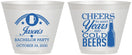 Custom Bachelor Party 9 oz Wine Frosted Cups - Cheers | 40097