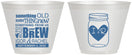 Custom Wedding 9 oz Wine Frosted Cups - Something Old Something New | 401