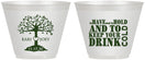 Custom Wedding 9 oz Wine Frosted Cups - To Have And To Hold | 438