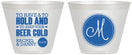 Custom Wedding 9 oz Wine Frosted Cups - Monogrammed | 450