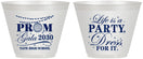 Custom Prom 9 oz Wine Frosted Cups - Lifes A Party | 50002