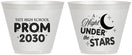 Custom Prom 9 oz Wine Frosted Cups - A Night Under The Stars | 50004