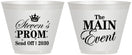 Custom Prom 9 oz Wine Frosted Cups - Send Off | 50008