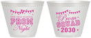 Custom Prom 9 oz Wine Frosted Cups - Squad | 50015