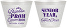 Custom Prom 9 oz Wine Frosted Cups - Queen Vote | 50018
