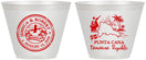 Custom Wedding 9 oz Wine Frosted Cups - Domincan Republic | 523