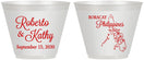 Custom Wedding 9 oz Wine Frosted Cups - Philippines | 536
