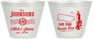 Custom Wedding 9 oz Wine Frosted Cups - Puerto Rico | 539