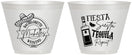 Custom Bachelorette 9 oz Wine Frosted Cups - Fiesta Siesta Tequila Repeat | 60004