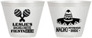 Custom Bachelorette 9 oz Wine Frosted Cups - Nacho Average Bride | 60007