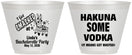 Custom Bachelorette 9 oz Wine Frosted Cups - Mexico Fiesta | 60008