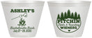 Custom Bachelorette 9 oz Wine Frosted Cups - Camping | 60018